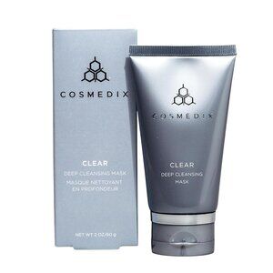 Skincare COSMEDIX  Clear Deep Cleansing Mask 2 Oz Clear works to draw out pore-c